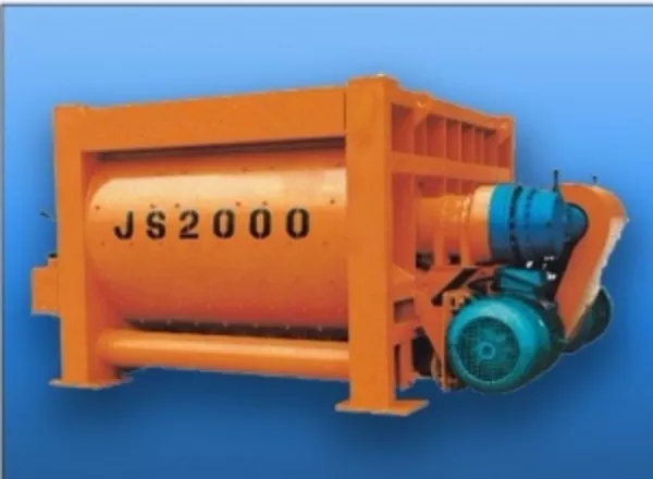 Бетоносмеситель JS2000 Объем готового замеса 2000литров,  Китай