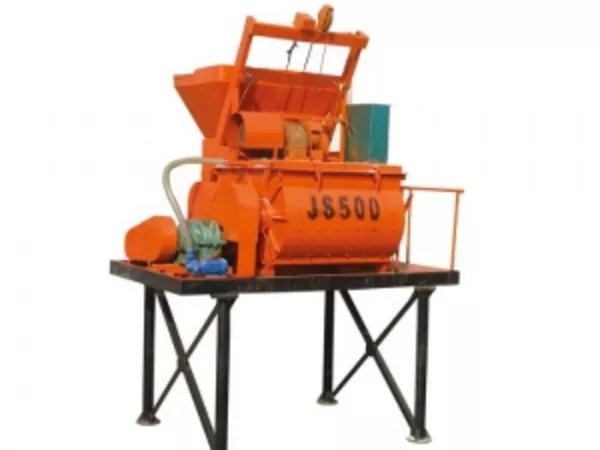 Бетомешалка JS500 для бетонного завода прямая поставка, Объем готового 